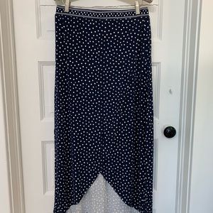 Polka Dot Midi Skirt